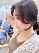 ジーナ 名駅(XENA.) 【haru】おくれ毛/顔まわりレイヤー/前髪/ブラウンカラー