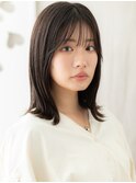 □グレージュアッシュくびれヘアロングウルフ416大宮30代40代