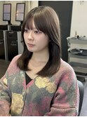 透明感グレージュカラー