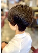 サーティエイト(38)&nbsp;50代大人さわやかハンサムショート/ボブ/カット/ショートボブ/