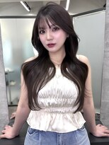 ボタン 熊本(VOTAN)&nbsp;韓国ヘア/レイヤーカット/オリーブグレージュ/透明感/艶髪