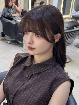 ロンドアヴァントゥス 池袋(Lond aventus) ミディアムレイヤーカット/レイヤー/顔周り/韓国/髪質改善/横浜