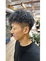 レシピ アリエ(recipe allier)&nbsp;スパイキーパーマ×フェードショート