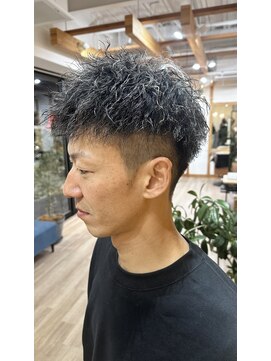 レシピ アリエ(recipe allier) スパイキーパーマ×フェードショート