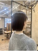 ぱつっとボブ