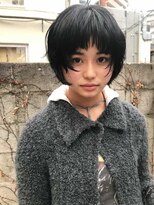 フェンヘアーアイス 中目黒(Fen.hair ici)&nbsp;丸みショートボブ◎小顔×前下がりレイヤー大人可愛い