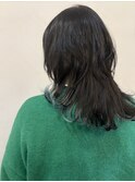 【個性的】毛先カラー+ウルフカット