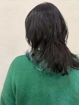 ゼンドットカラスマ(Zen.karasuma)&nbsp;【個性的】毛先カラー+ウルフカット