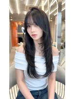 ロンドルーチェ 心斎橋(Lond luce)&nbsp;グレージュ×ハッシュカット［髪質改善/縮毛矯正/レイヤー］
