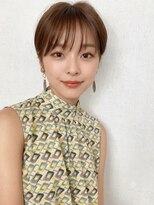 アドラーブル ココロ 新潟(adorable CoCoLo) シースルーバング×大人可愛い涼し気ナチュラルショート