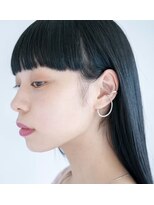 ココ 鷹匠(COCO)&nbsp;黒髪ストレート　ワイドバング