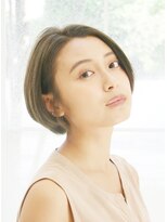 ラグエル(RAGUEL)&nbsp;【30代40代50代】　大人女性のシンプル耳かけショートボブ