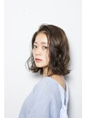 【JILI】ボルドー外ハネウェーブ