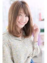 ミック 日暮里店(miq)&nbsp;ナチュラルかわいい♪自然体ワンカールセミディ