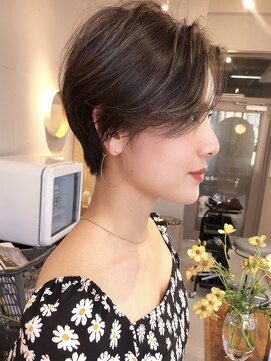 ワール(whirl.) ラフショート×ハイライト short☆