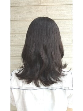 イコウヘアデザイン(icou hair design) 暗髪♪軽やかセミロング