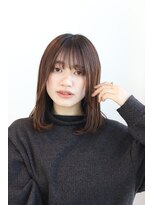 ヘアーアンドメイク エクリ 不動前店(Hair&Make equri) 【不動前美容室】シースルーバング