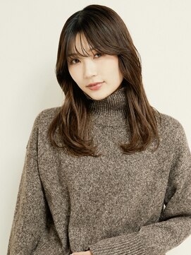 エンタク 新宿三丁目店(enntaku) マロンベージュ/Aライン/かきあげ/くすみカラー[新宿三丁目]