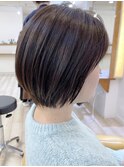 【morio成増/児玉】束感ショート　赤味撲滅カラー