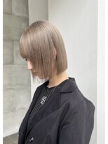 レフ(LEF)&nbsp;ブロンドボブ/ケアブリーチ/ダブルカラー/葛谷 英司