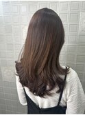 ゆる巻きセミロング
