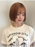 ぷつっとボブ　コンパクトボブ　姫カット　顔まわりレイヤー