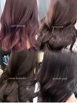 アリュウル 表参道 青山(Allure) 大人可愛い艶カラー＊ピンク×ラベンダー人気4選/ブリーチ無し