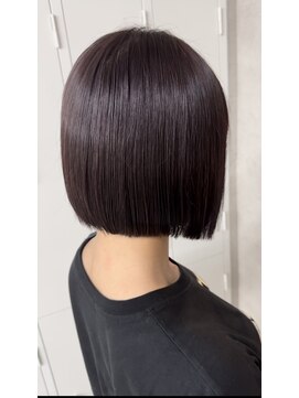 ルノン フィージュ(LUNON fieju) ラベンダーブラウン／ダブルカラー／ツヤ髪