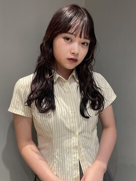 テテ ニコ(tete nico) 【ニラサキユウマ】ロングレイヤー×ニュアンスパーマ×ブラウン