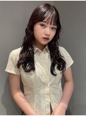 【ニラサキユウマ】ロングレイヤー×ニュアンスパーマ×ブラウン