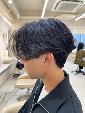 ニコ トウキョウ ヨコハマ(nico) メンズ/センターパート/ニュアンスパーマ