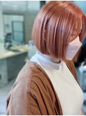 20代30代大人可愛いダブルカラーブリーチハイトーン