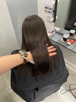 キング 高槻(K!ng)&nbsp;縮毛矯正髪質改善ハイライトレイヤーカット高槻美容室エクステ