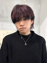 マーシー(MAAAAAC) 【MAAAAAC】メンズ　ルーツカラー　ワインレッド