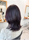 【SHIANたく】ラベンダーピンク×くびれレイヤースタイル