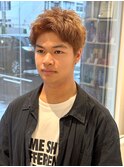 1回ブリーチで出来るベージュカラー