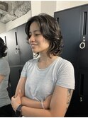 ニュアンスパーマ×ハイライト