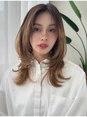 《韓国風ヘア》ハッシュカット