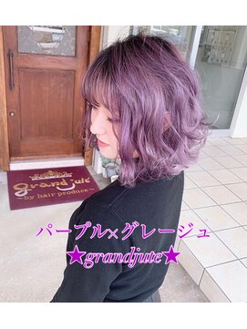 グランジュテ(grandjute) イルミナカラー 縮毛矯正 トリートメント ヘッドスパ 韓国