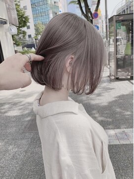 ペレ 栄(PELE) 韓国 くびれロング レイヤー ワンホンヘア 小顔前髪