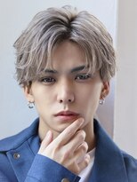 オーシャントーキョー サニー 原宿(OCEAN TOKYO Sunny)&nbsp;ミルクティーベージュニュアンスパーマ韓国マッシュグレー