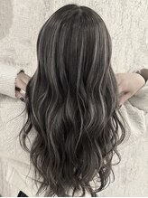 マーシュ ルーヴェ(marshu Luve) 【marshu】グレージュ×海外ハイライト#白髪ぼかしカラー