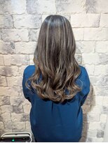 オースト ヘアー ステラ 新宿店(Aust hair Stella)&nbsp;コントラストハイライト/レイヤー/サンドベージュ