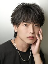 ルーシー 川越(LUCEY)&nbsp;センターパートフェザーパーマシャドウパーマメンズパーマ