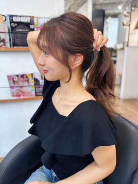 マインバイアフロートギンザ(MYNE by AFLOAT GINZA) シースルーバング／顔周りレイヤー