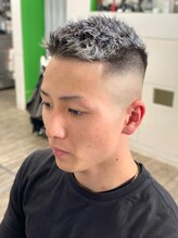 バングー(VANGOO)&nbsp;ホワイトメッシュハイフェード