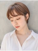 コンパクトショート/ショコラベージュ/耳掛けショート