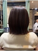 肩上ボブ ロブスタイル 