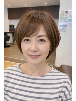 リーフ 山梨中央店(LeaF)の写真/《新規カット￥2400》いつもキレイにオシャレ女子の味方♪何度でも通い続けやすいお手頃価格が嬉しい◎