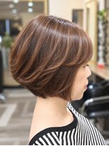 ラモードイワイ　遠鉄百貨店(La Mode IWAI)&nbsp;前下がりボブ